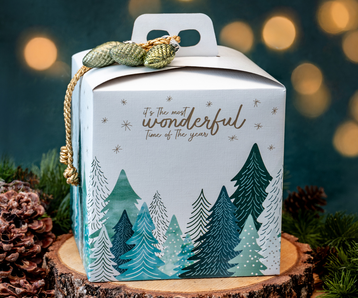 Scatola Porta Panettone Wonderful Time
