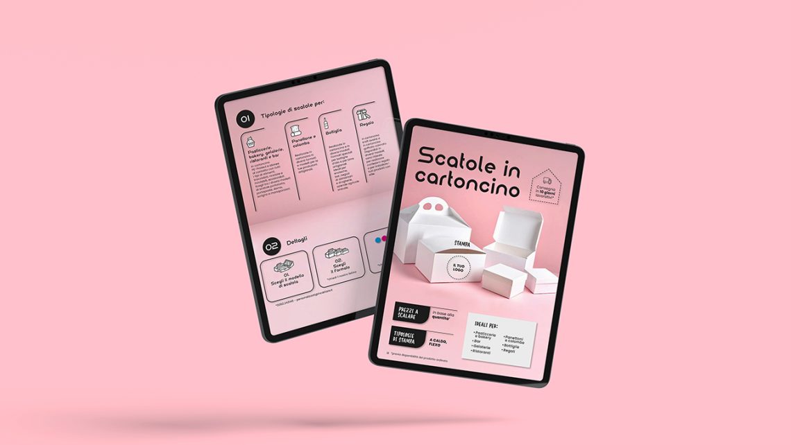 Scatole in cartoncino personalizzate